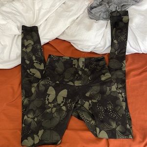 Lululemon butterfly print leggings